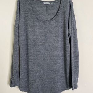 Athleta Charcoal Gray Tunic Thumb Holes Size M